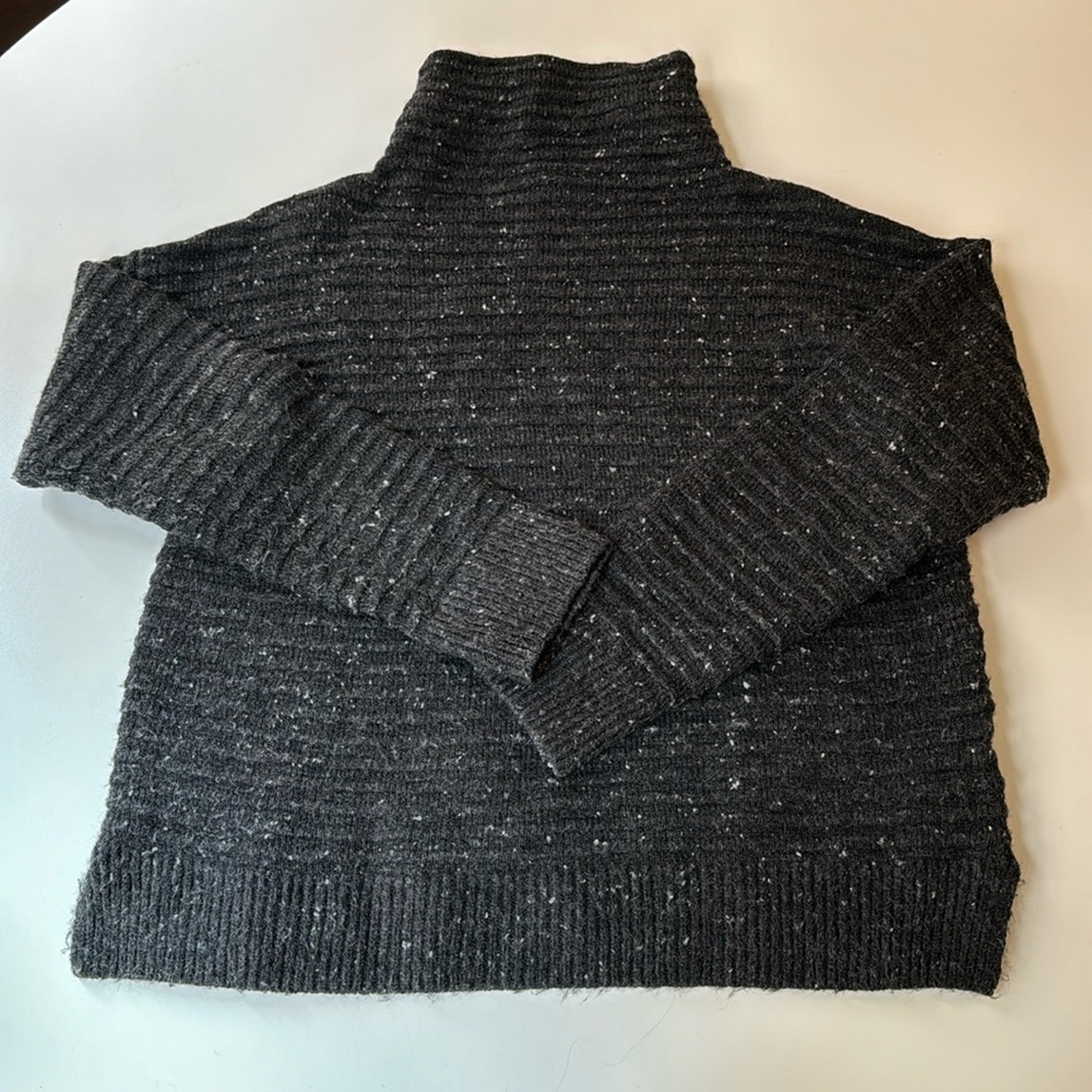 Madewell Donegal Belmont Mockneck Sweater in Coziest Yarn